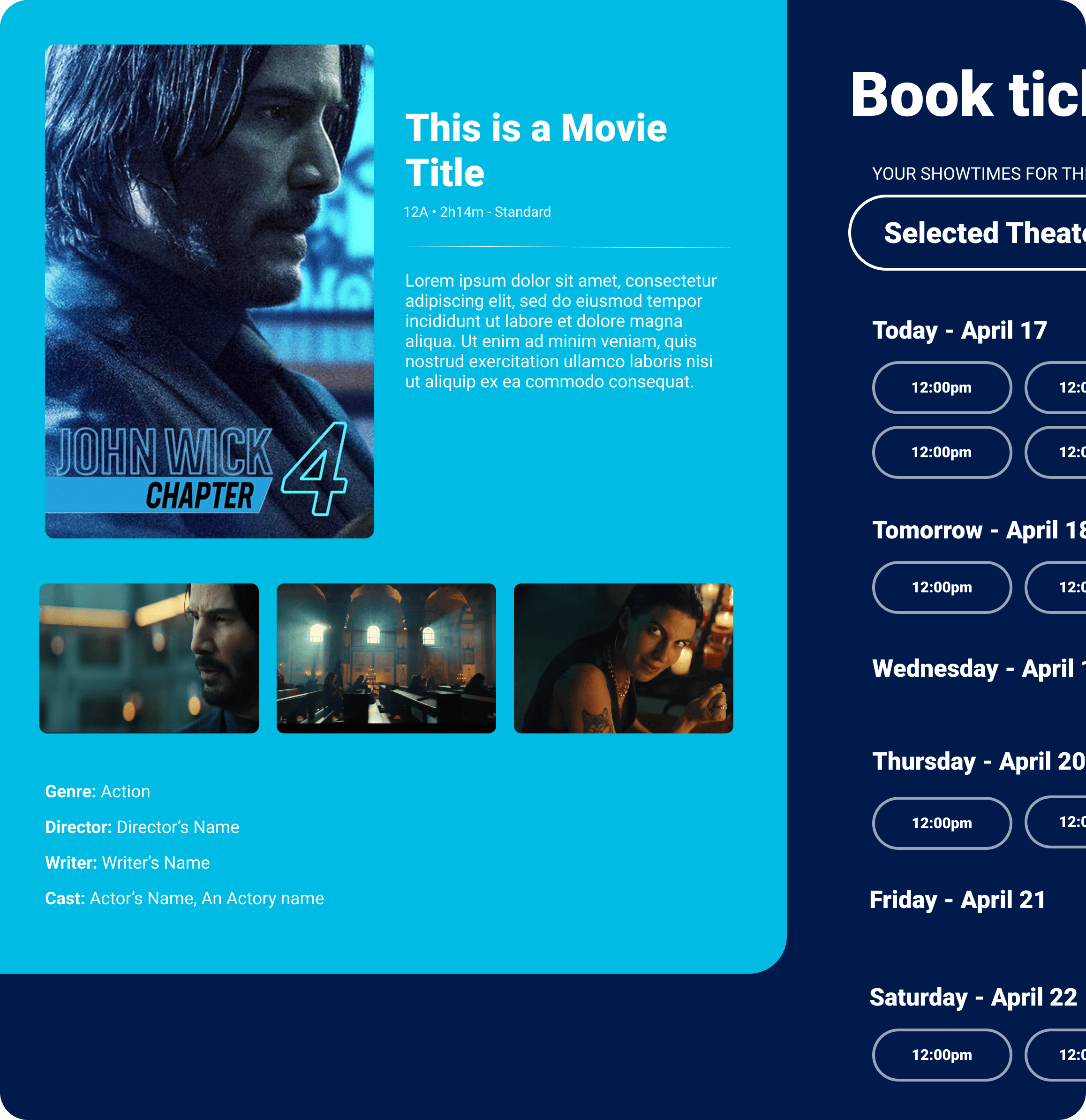 example of Boxoffice Boost Cinema Website 